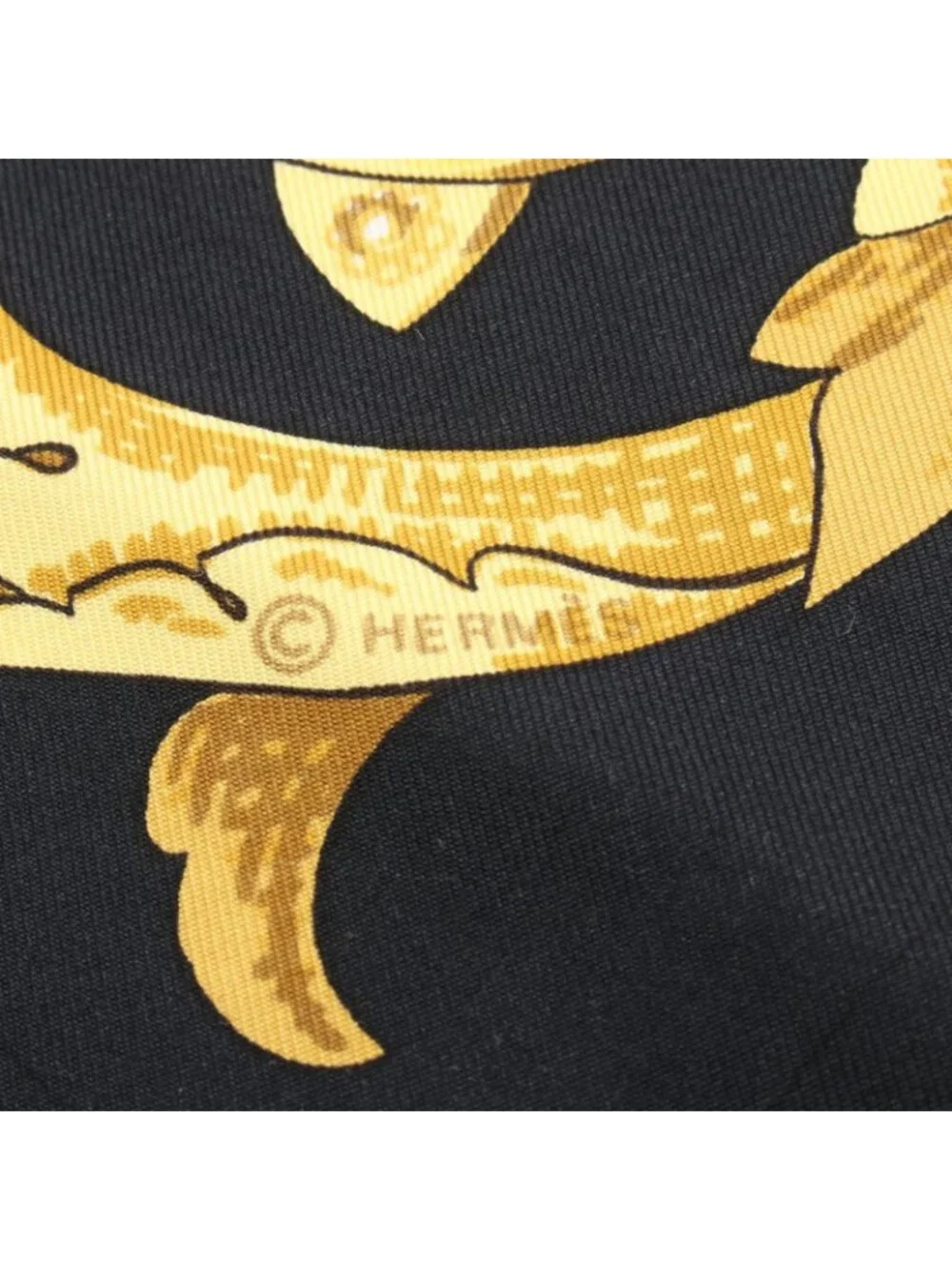 Hermes Scarf Carre 90 le Mors a la Conetable Silk